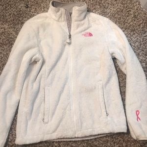 White North Face Fleece. (Osito Jacket)